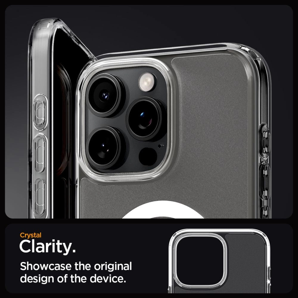 Spigen Ultra Hybrid Mag Case with MagSafe for iPhone 16 Pro - Clear_5