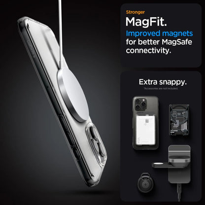 Spigen Ultra Hybrid Mag Case with MagSafe for iPhone 16 Pro - Clear_6