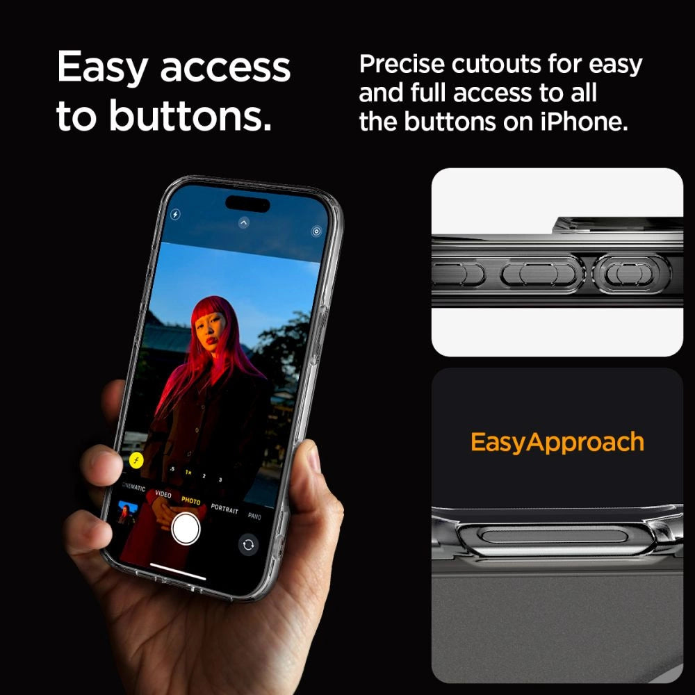 Spigen Ultra Hybrid Mag Case with MagSafe for iPhone 16 Pro - Clear_8