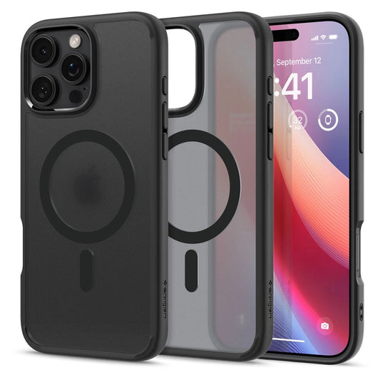 Spigen Ultra Hybrid Mag Case with MagSafe for iPhone 16 Pro - Black_0