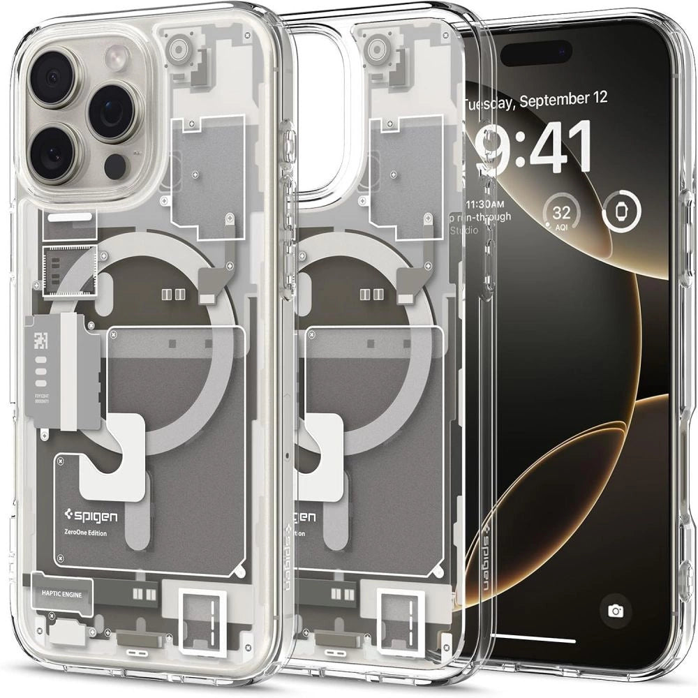 Spigen Ultra Hybrid Mag Zero One case with MagSafe for iPhone 16 Pro - titanium_0