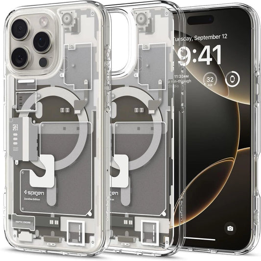 Spigen Ultra Hybrid Mag Zero One case with MagSafe for iPhone 16 Pro - titanium_0