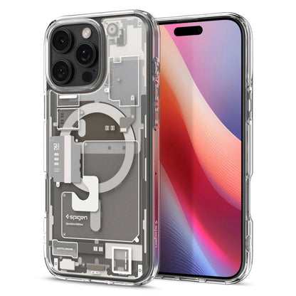 Spigen Ultra Hybrid Mag Zero One case with MagSafe for iPhone 16 Pro - titanium_4