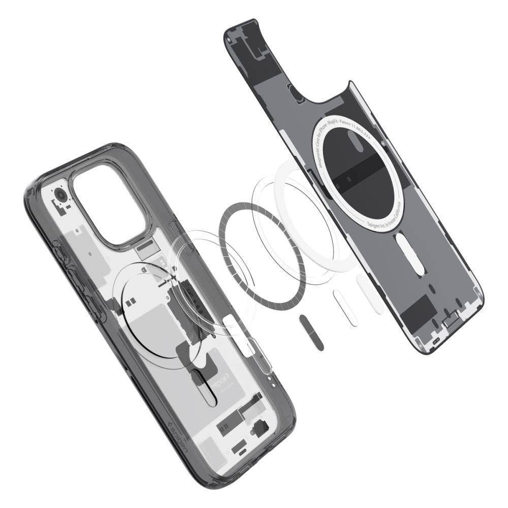 Spigen Ultra Hybrid Mag Zero One Case with MagSafe for iPhone 16 Pro - Dark Gray_3