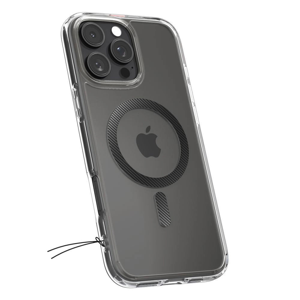 Spigen Ultra Hybrid Mag Carbon Fiber Case with MagSafe for iPhone 16 Pro - Dark Gray_2