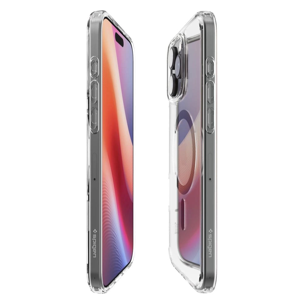 Spigen Ultra Hybrid Mag Carbon Fiber Case with MagSafe for iPhone 16 Pro - Dark Gray_3
