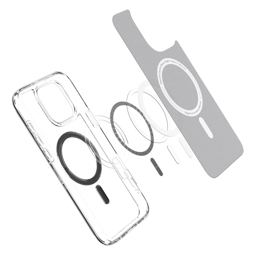 Spigen Ultra Hybrid Mag Carbon Fiber Case with MagSafe for iPhone 16 Pro - Dark Gray_4