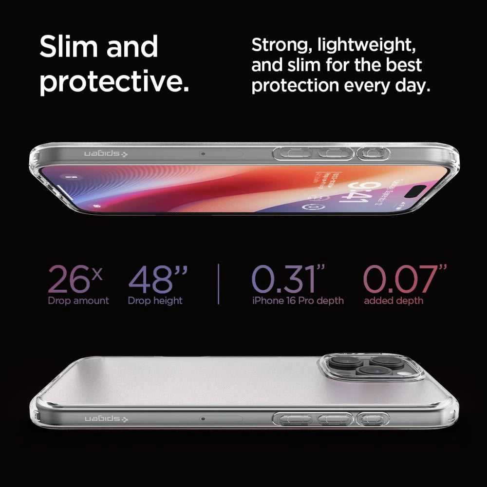 Spigen Ultra Hybrid iPhone 16 Pro Case - Clear_11