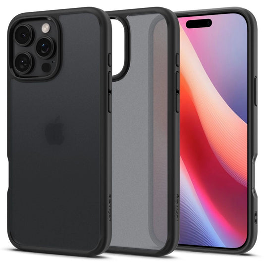 Spigen Ultra Hybrid iPhone 16 Pro Case - Black_0