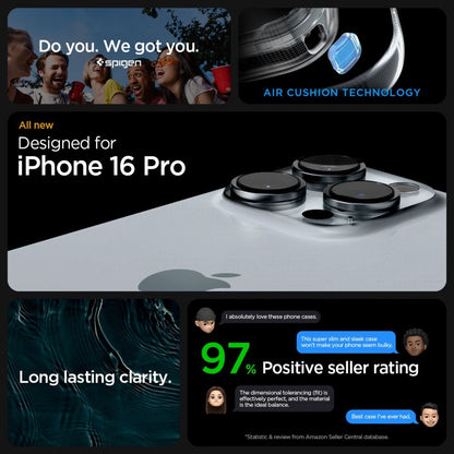 Spigen Ultra Hybrid iPhone 16 Pro Case - Black_7