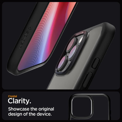 Spigen Ultra Hybrid iPhone 16 Pro Case - Matte Black_11