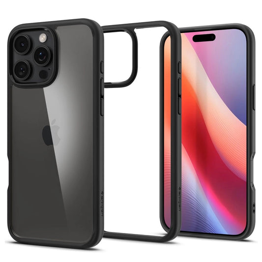 Spigen Ultra Hybrid iPhone 16 Pro Case - Matte Black_0