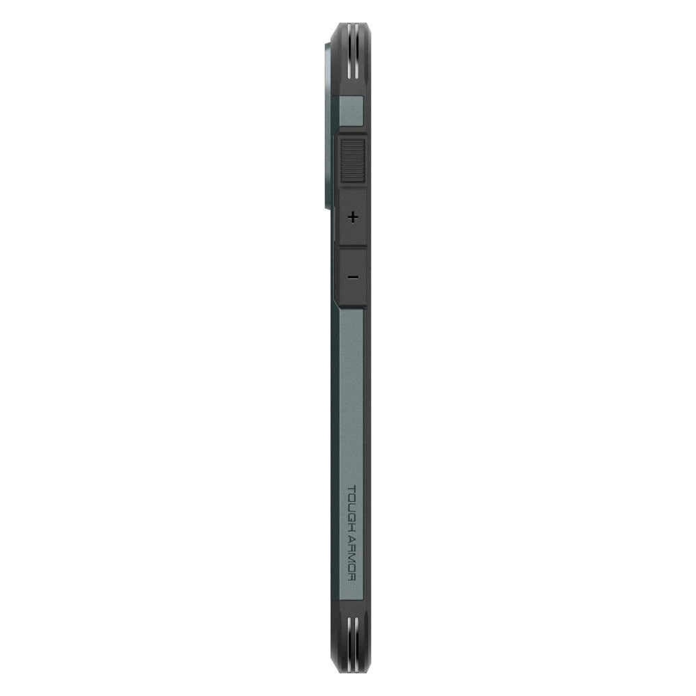 Spigen Tough Armor MagSafe Case with Stand for iPhone 16 Pro - Green_4
