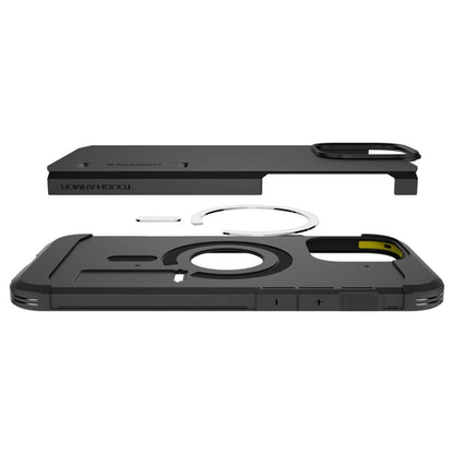 Spigen Tough Armor MagSafe Case with Stand for iPhone 16 Pro - Black_6