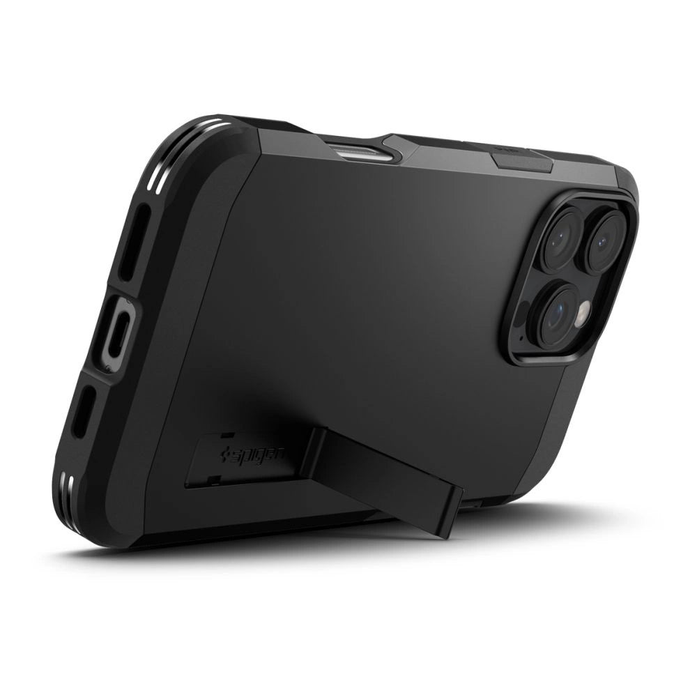 Spigen Tough Armor MagSafe Case with Stand for iPhone 16 Pro - Black_7