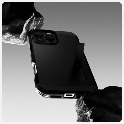 Spigen Tough Armor MagSafe Case with Stand for iPhone 16 Pro - Black_8