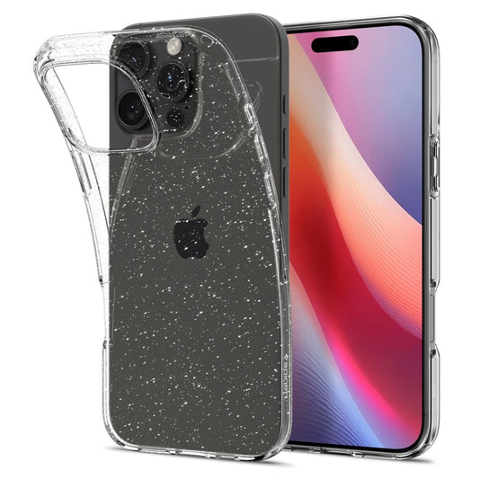 Spigen Liquid Crystal iPhone 16 Pro Case - Clear Glitter_0