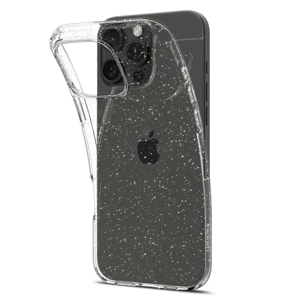 Spigen Liquid Crystal iPhone 16 Pro Case - Clear Glitter_1
