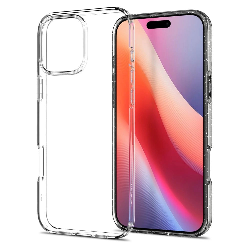 Spigen Liquid Crystal iPhone 16 Pro Case - Clear Glitter_4