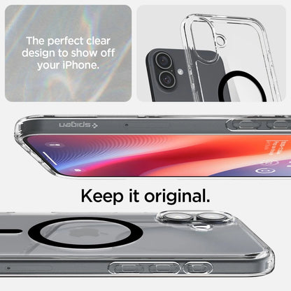 Spigen Ultra Hybrid Mag Case with MagSafe for iPhone 16 Plus - Black_5