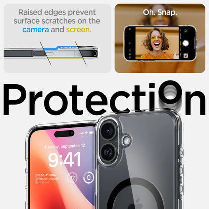 Spigen Ultra Hybrid Mag Case with MagSafe for iPhone 16 Plus - Black_7