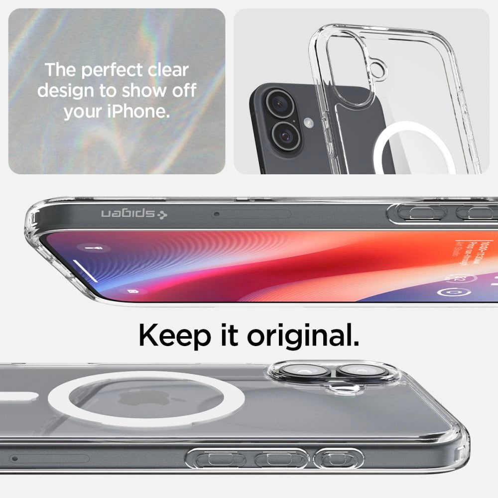 Spigen Ultra Hybrid Mag Case with MagSafe for iPhone 16 Plus - White_9