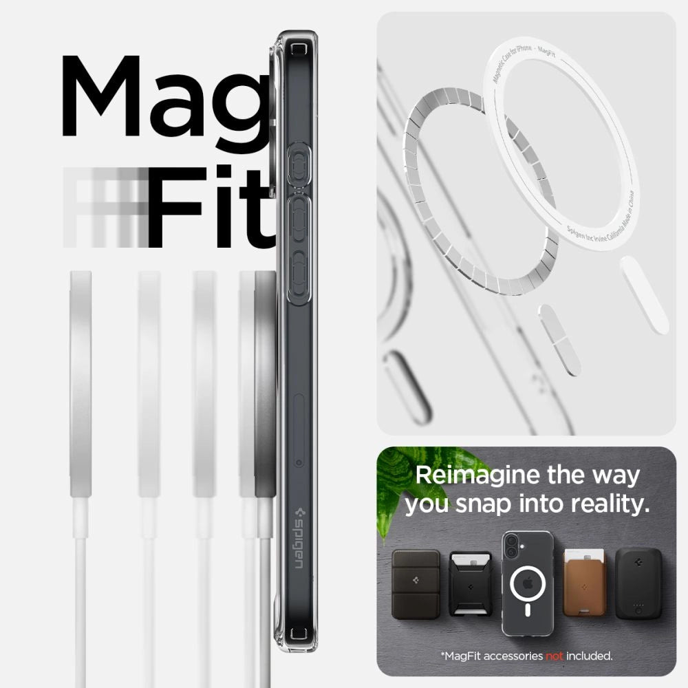 Spigen Ultra Hybrid Mag Case with MagSafe for iPhone 16 Plus - White_12