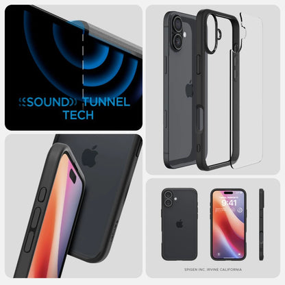 Spigen Ultra Hybrid iPhone 16 Plus Case - Matte Black_12