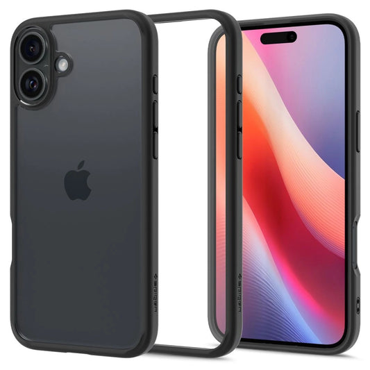 Spigen Ultra Hybrid iPhone 16 Plus Case - Matte Black_0