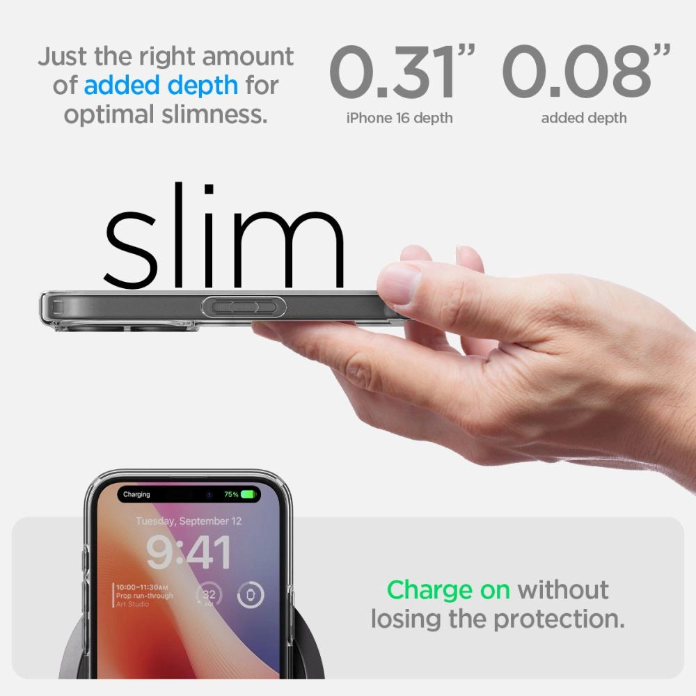 Spigen Ultra Hybrid iPhone 16 Plus Case - Clear_11