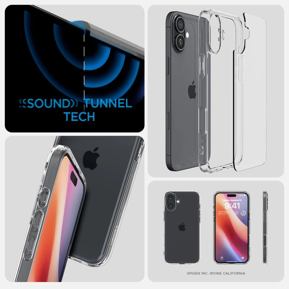 Spigen Ultra Hybrid iPhone 16 Plus Case - Clear_12