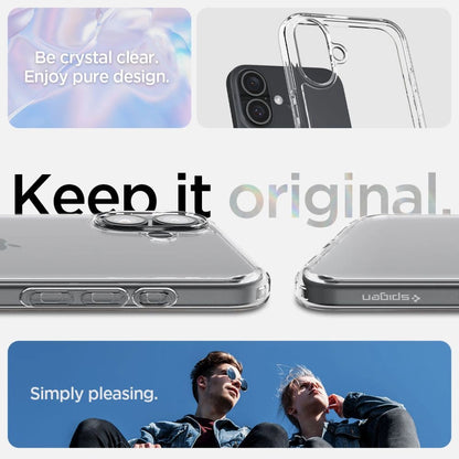 Spigen Ultra Hybrid iPhone 16 Plus Case - Clear_8