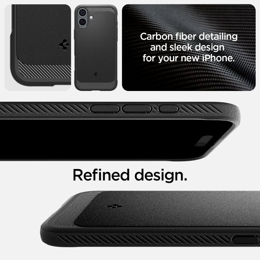 Spigen Rugged Armor MagSafe Case for iPhone 16 Plus - Black_7