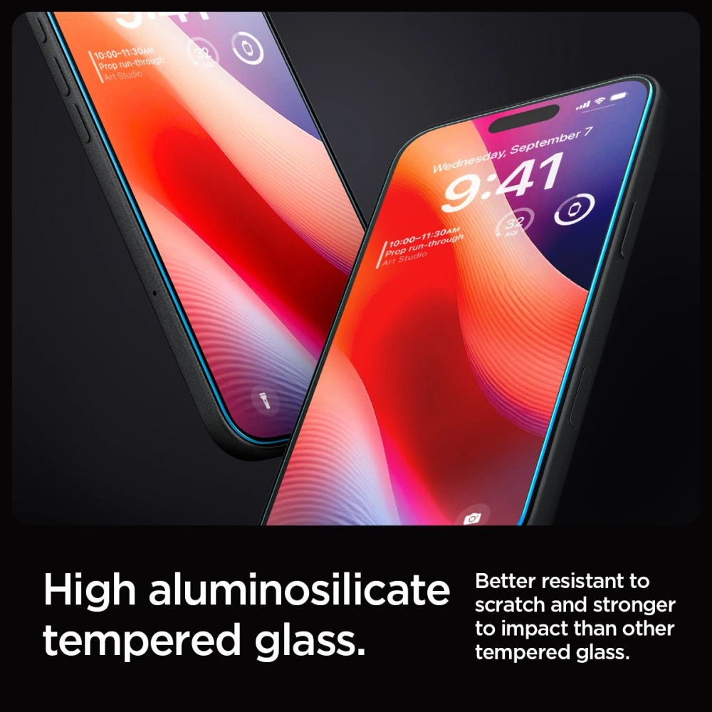Spigen Glas.tR EZ Fit Tempered Glass for iPhone 16 Pro Max_8