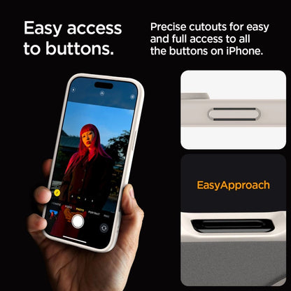 Spigen Ultra Hybrid Mag case with MagSafe for iPhone 16 Pro Max - titanium_9
