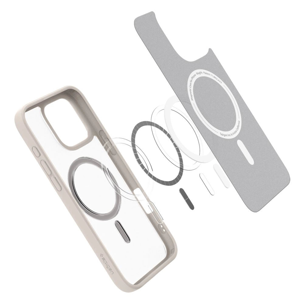 Spigen Ultra Hybrid Mag case with MagSafe for iPhone 16 Pro Max - titanium_4