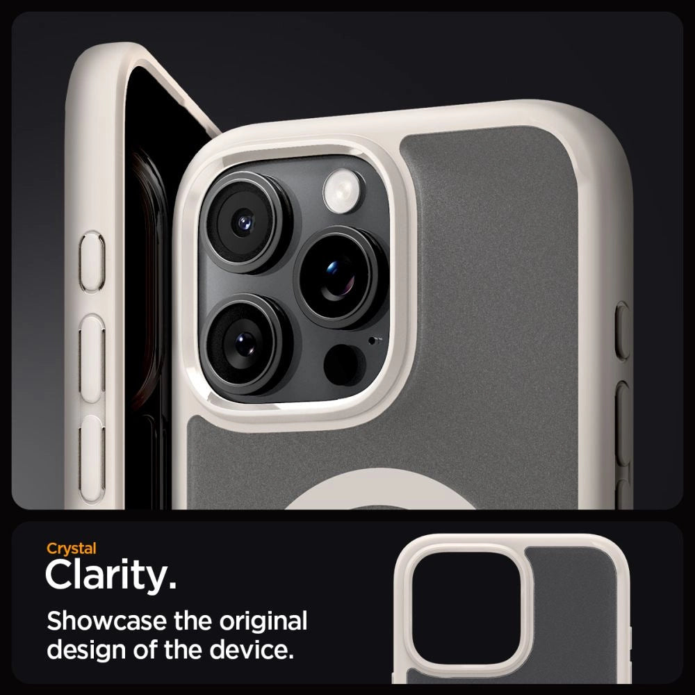 Spigen Ultra Hybrid Mag case with MagSafe for iPhone 16 Pro Max - titanium_6