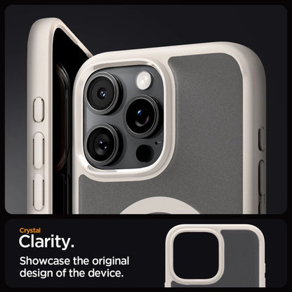 Spigen Ultra Hybrid Mag case with MagSafe for iPhone 16 Pro Max - titanium_6