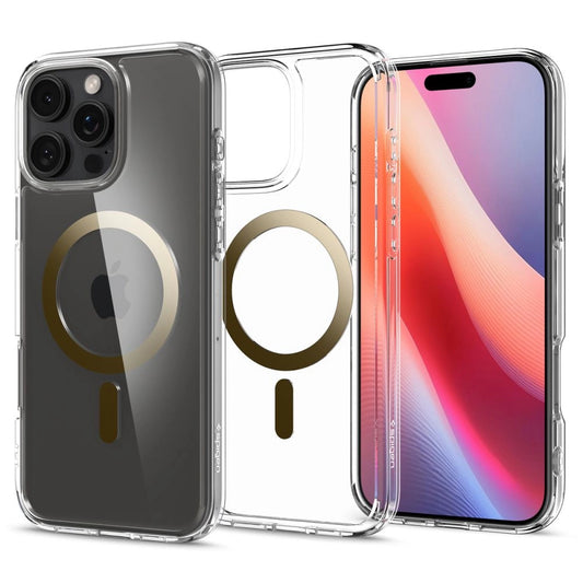 Spigen Ultra Hybrid Mag Case with MagSafe for iPhone 16 Pro Max - Gold_0