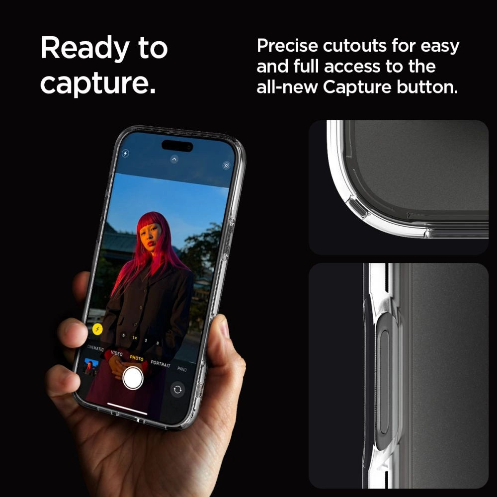 Spigen Ultra Hybrid Case for iPhone 16 Pro Max - Clear_11