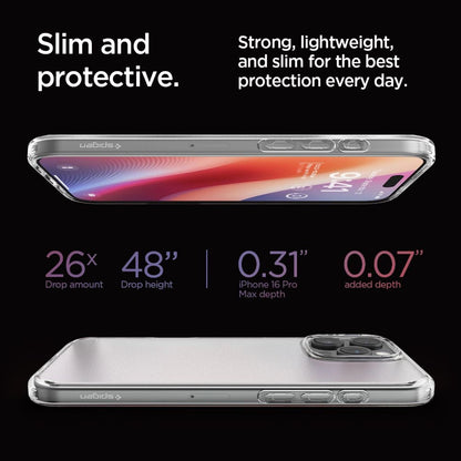 Spigen Ultra Hybrid Case for iPhone 16 Pro Max - Clear_8