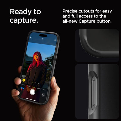 Spigen Ultra Hybrid Case for iPhone 16 Pro Max - Black_10