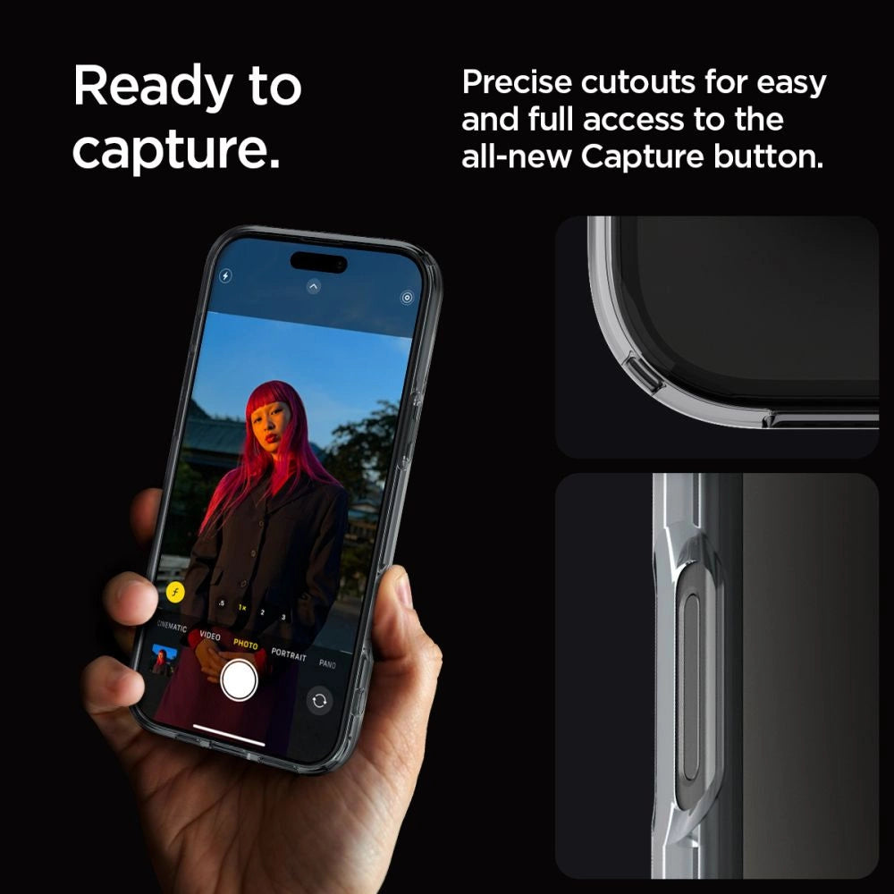 Spigen Ultra Hybrid Case for iPhone 16 Pro Max - Clear_9