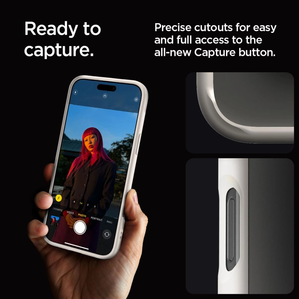 Spigen Ultra Hybrid case for iPhone 16 Pro Max - titanium_10