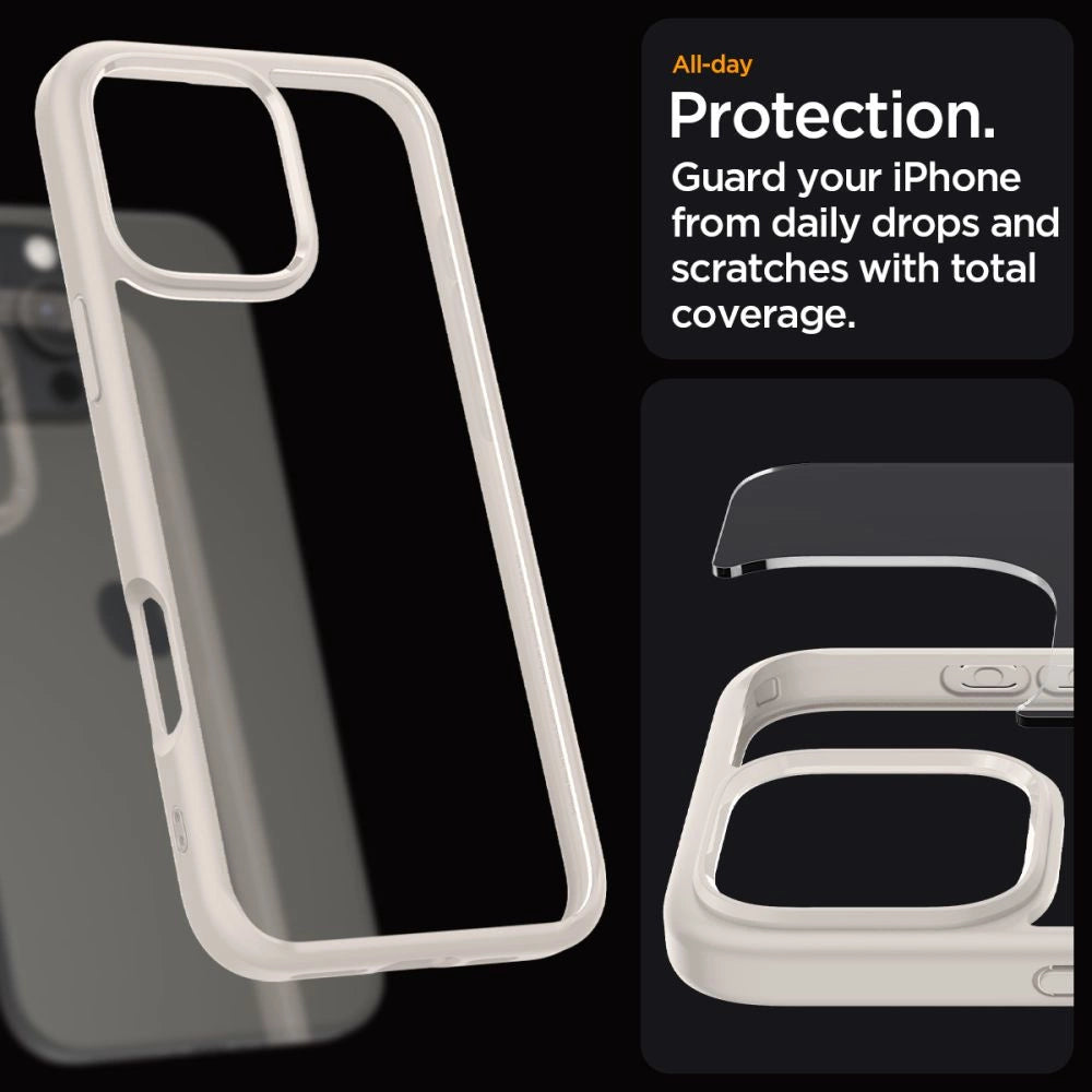 Spigen Ultra Hybrid case for iPhone 16 Pro Max - titanium_11