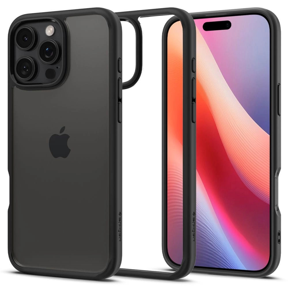 Spigen Ultra Hybrid Case for iPhone 16 Pro Max - Matte Black_0