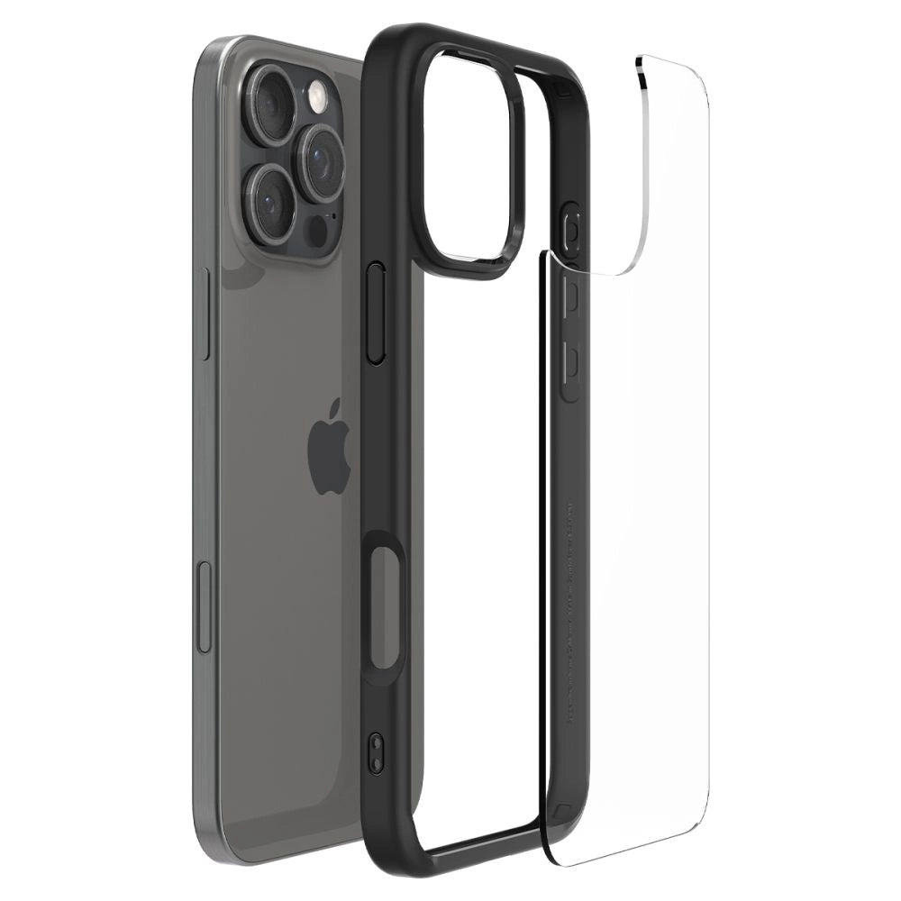 Spigen Ultra Hybrid Case for iPhone 16 Pro Max - Matte Black_6