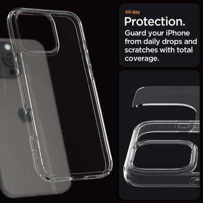 Spigen Ultra Hybrid Case for iPhone 16 Pro Max - Clear_11