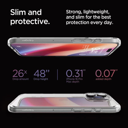 Spigen Ultra Hybrid Case for iPhone 16 Pro Max - Clear_12