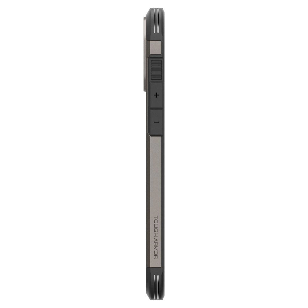 Spigen Tough Armor MagSafe Case with Stand for iPhone 16 Pro Max - Gunmetal_4